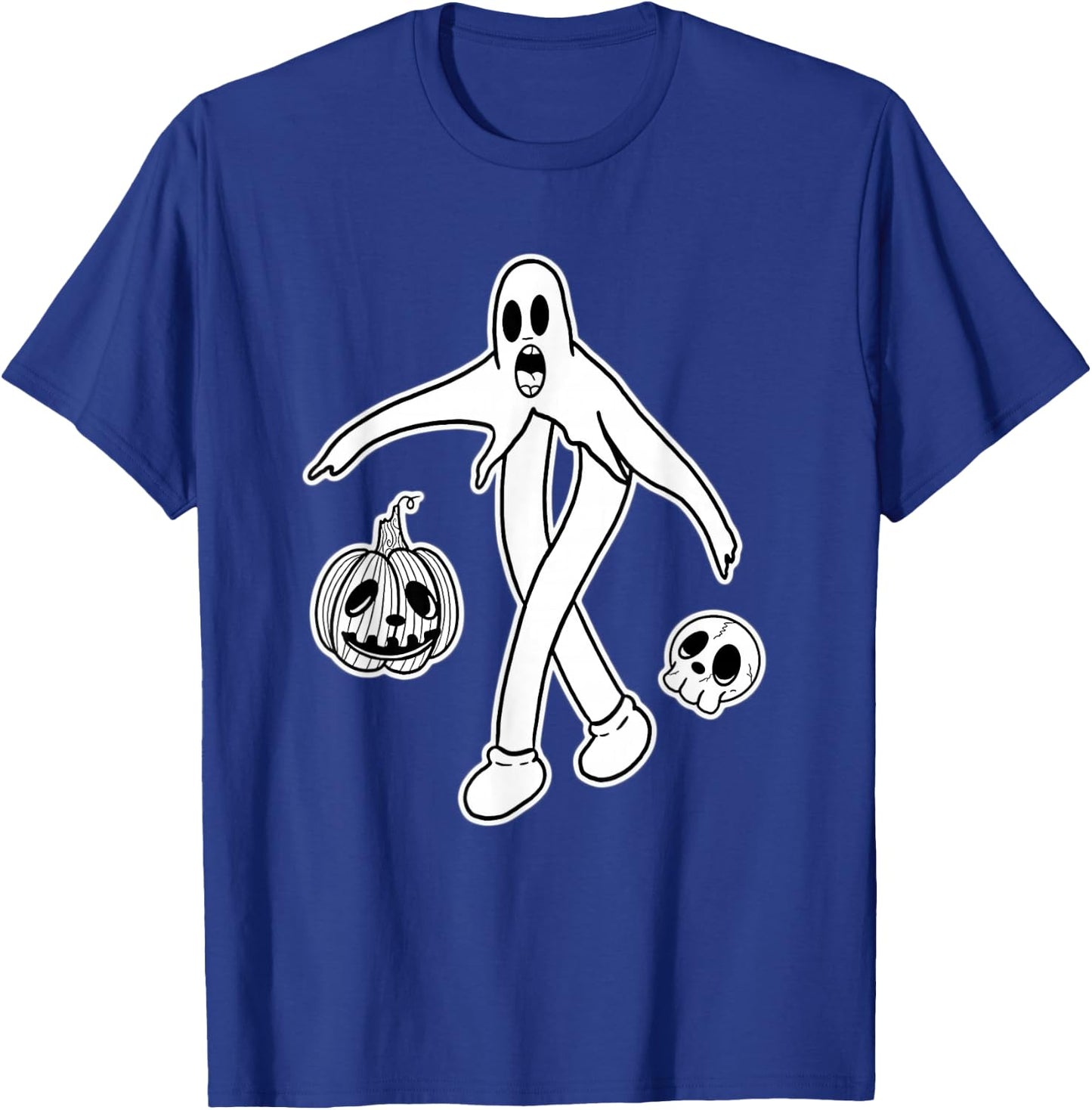 Koko the Clown Ghost Skull Jack-o-Lantern Pumpkin T-Shirt - T-Shirt | Royal