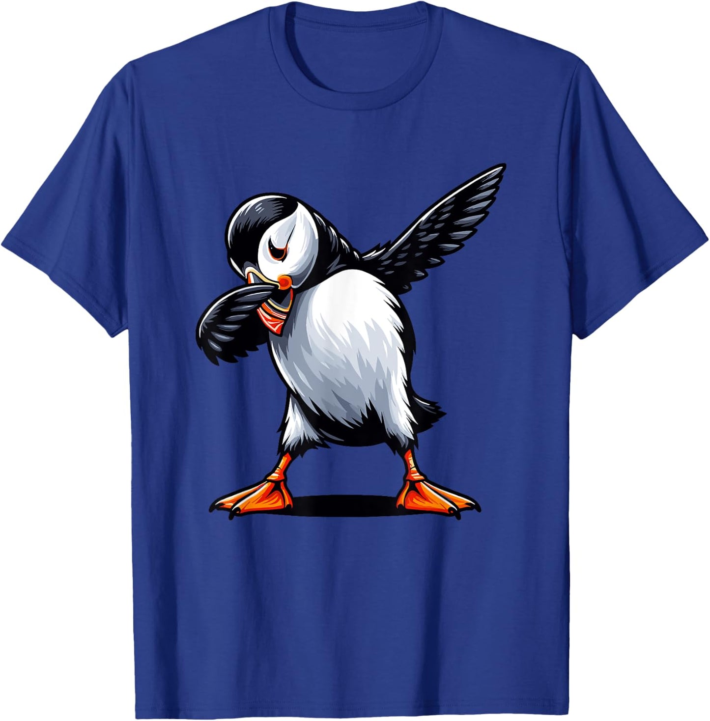 Puffin | Kids Puffin Bird & Cute Dabbing Puffin T-Shirt - T-Shirt | Royal