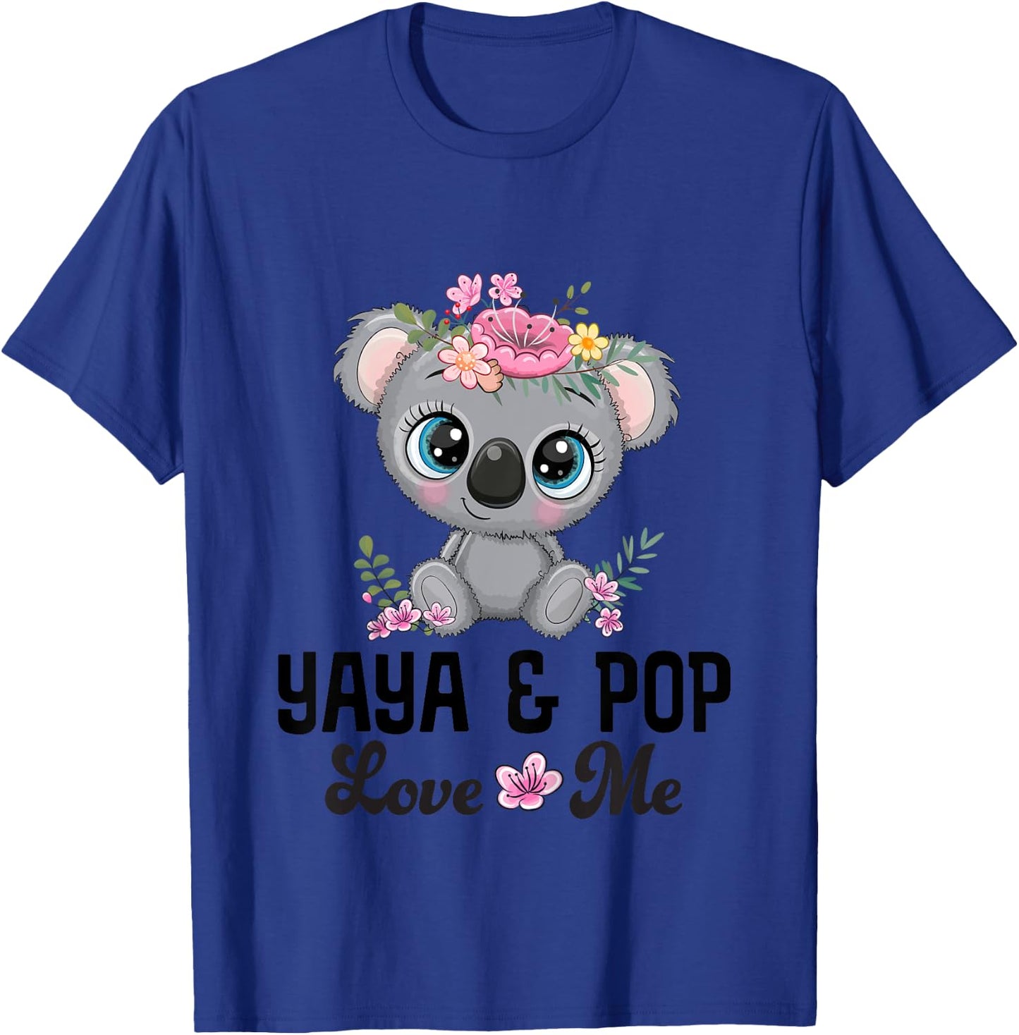 Kids Yaya And Pop Granddaughter Koala T-Shirt - T-Shirt | Royal