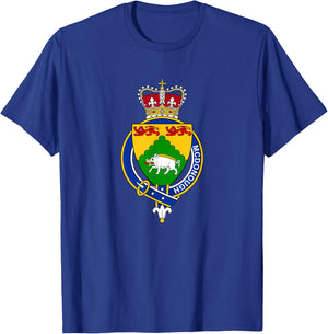 McDonough Coat of Arms - Family Crest T-Shirt - T-Shirt | Royal