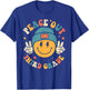 Peace Out Third Grade Happy Last Day Of School Teacher T-Shirt - T-Shirt | Royal