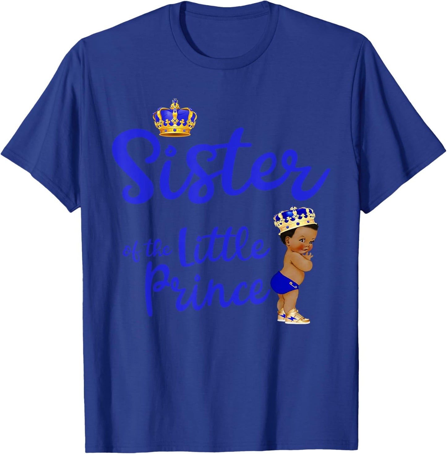 Sister Of The Birthday Prince Boy Bday Party Idea T-Shirt - T-Shirt | Royal