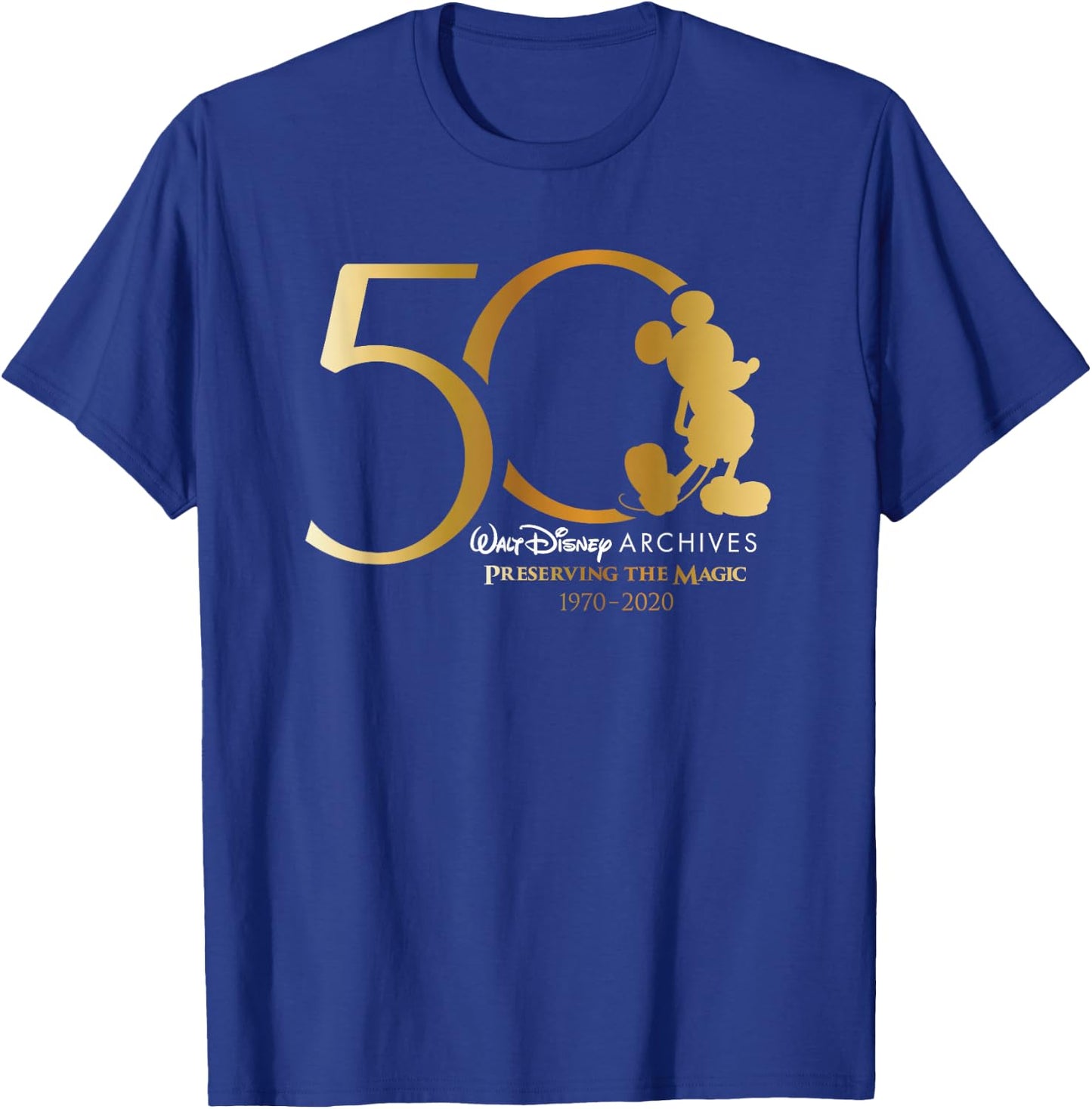 Walt Disney Archives 50th Anniversary Preserving The Magic Small T-Shirt - T-Shirt | Royal