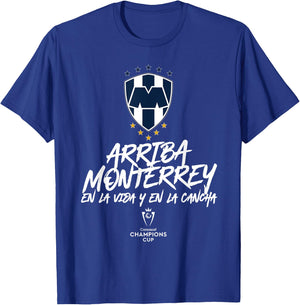 Exclusive Collection of Rayados de Monterrey T-Shirt - T-Shirt | Royal