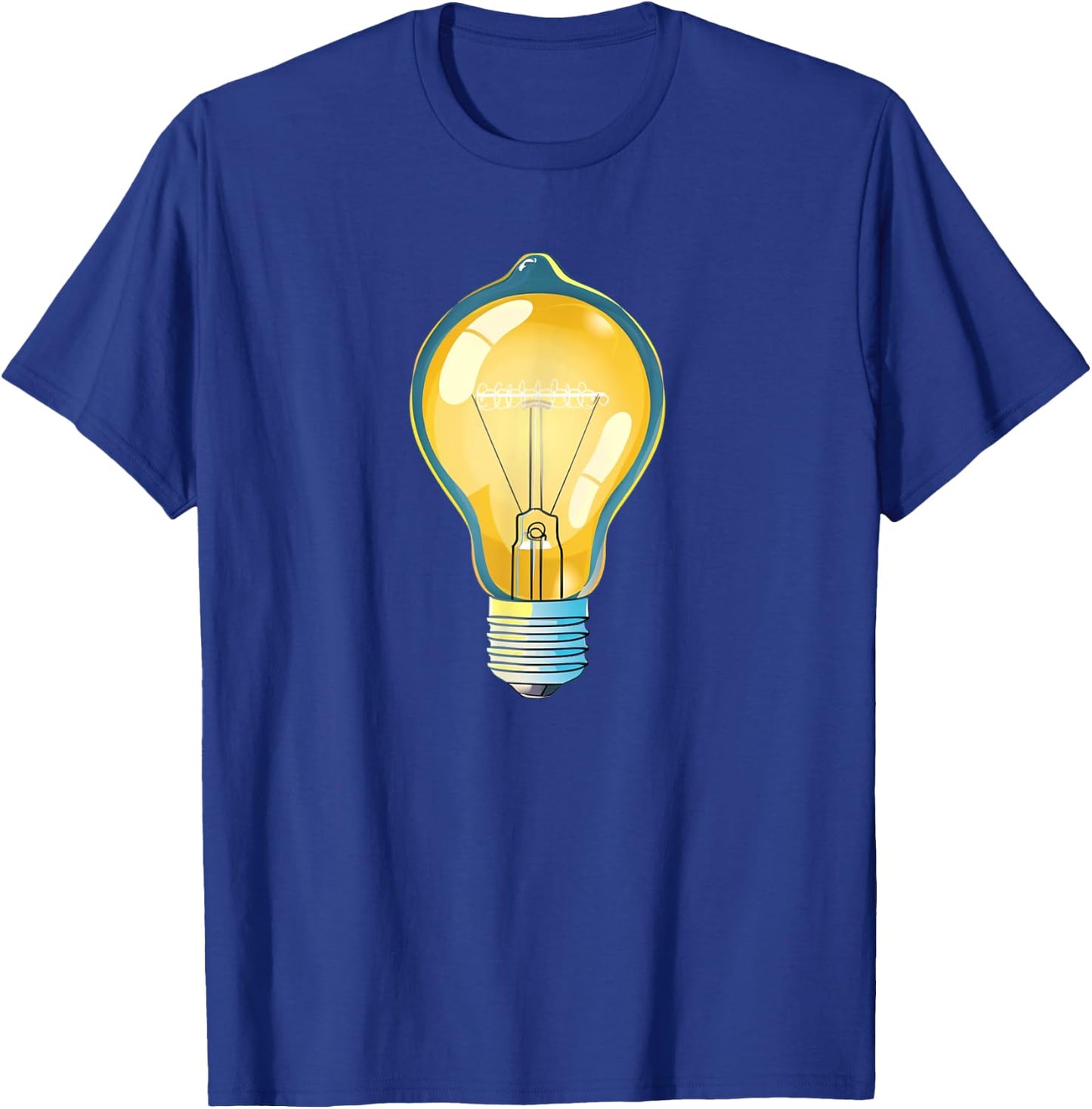 Brightly shining Light Bulb Costume T-Shirt - T-Shirt | Royal