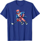 Uncle Sam Hockey Funny 4th of July Independence Day Sports Kids Men T-Shirt - T-Shirt | Royal