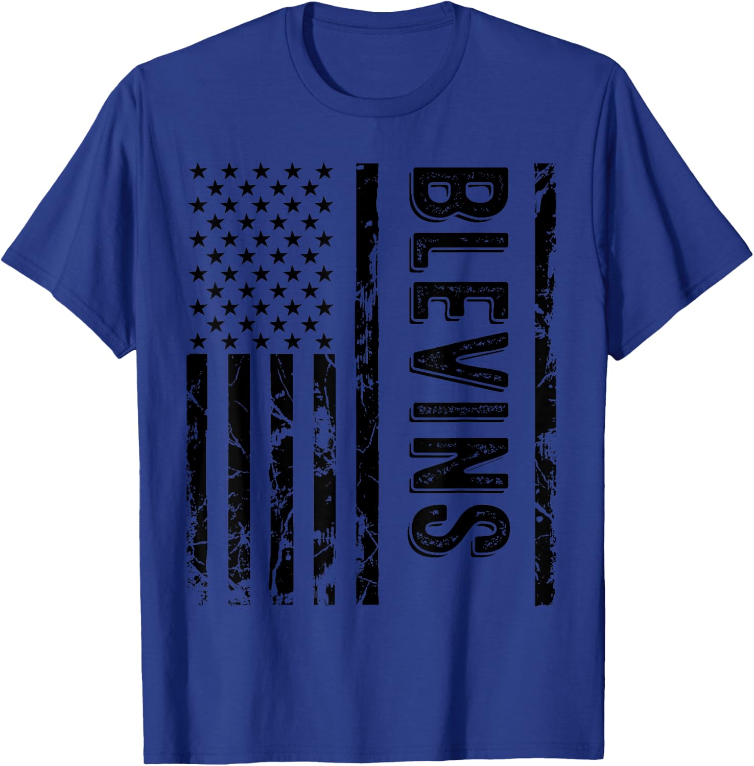 Blevins Last Name Funny Surname Family Reunion Team Blevins T-Shirt - T-Shirt | Royal