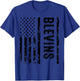 Blevins Last Name Funny Surname Family Reunion Team Blevins T-Shirt - T-Shirt | Royal