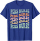 Pediatric Nurse PEDS Nursing Appreciation Pediatric Retro T-Shirt - T-Shirt | Royal