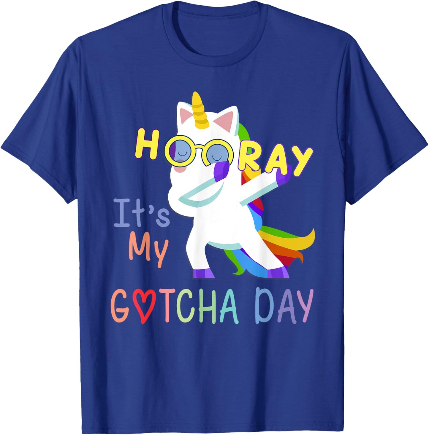 foster child adoption gifts Hooray It's My Gotcha Day kids T-Shirt - T-Shirt | Royal