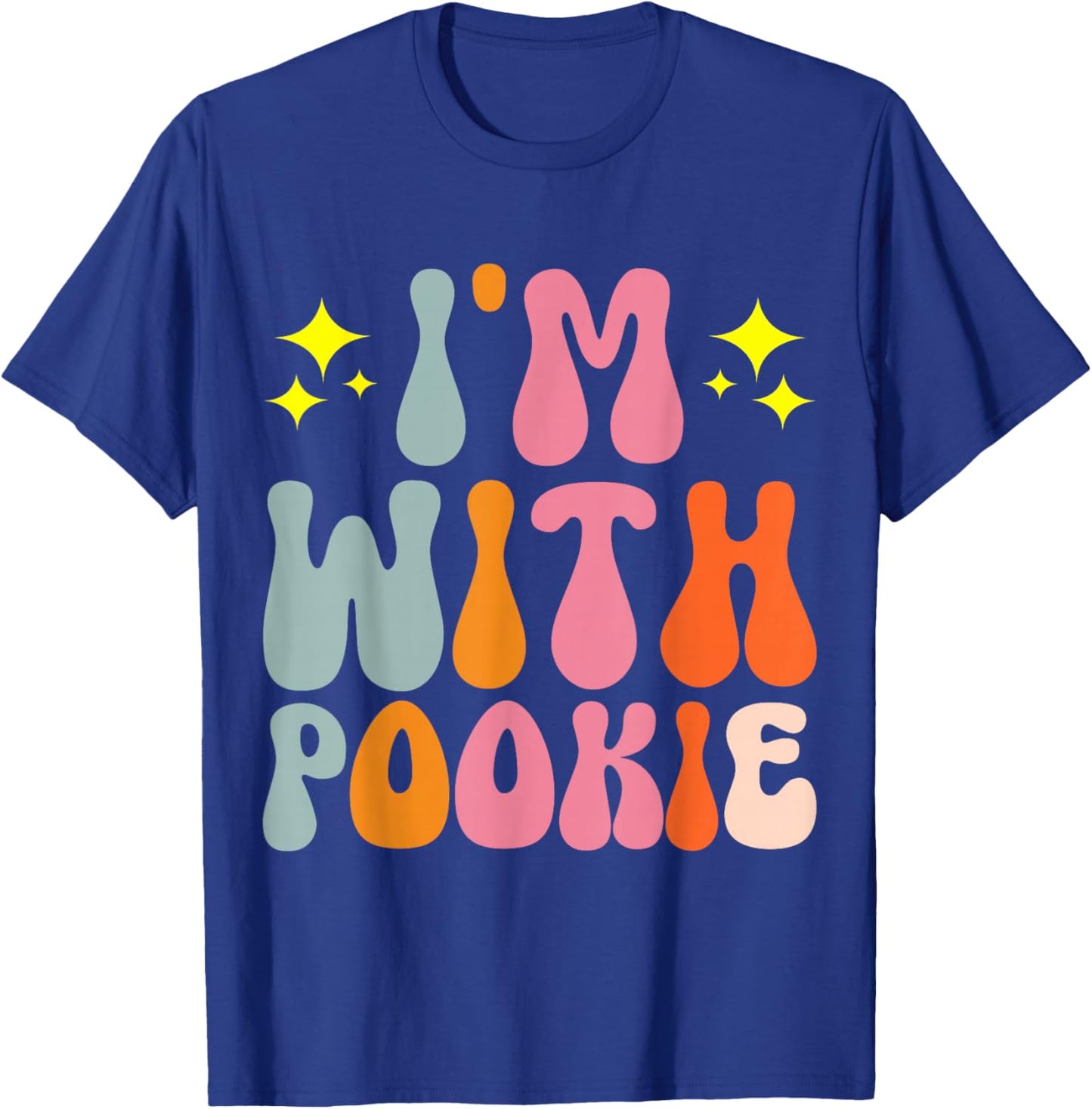 Boyfriend Girlfriend Partner Spouse I'm With Pookie , Small, Black T-Shirt - T-Shirt | Royal