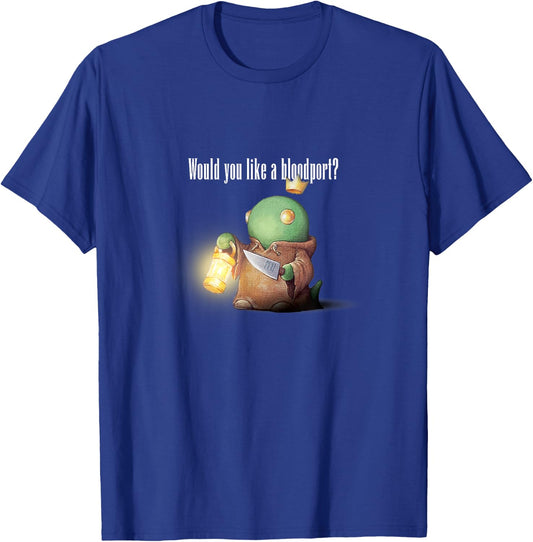 FFXI FF11 MMORPG Would you like a bloodport? T-Shirt - T-Shirt | Royal