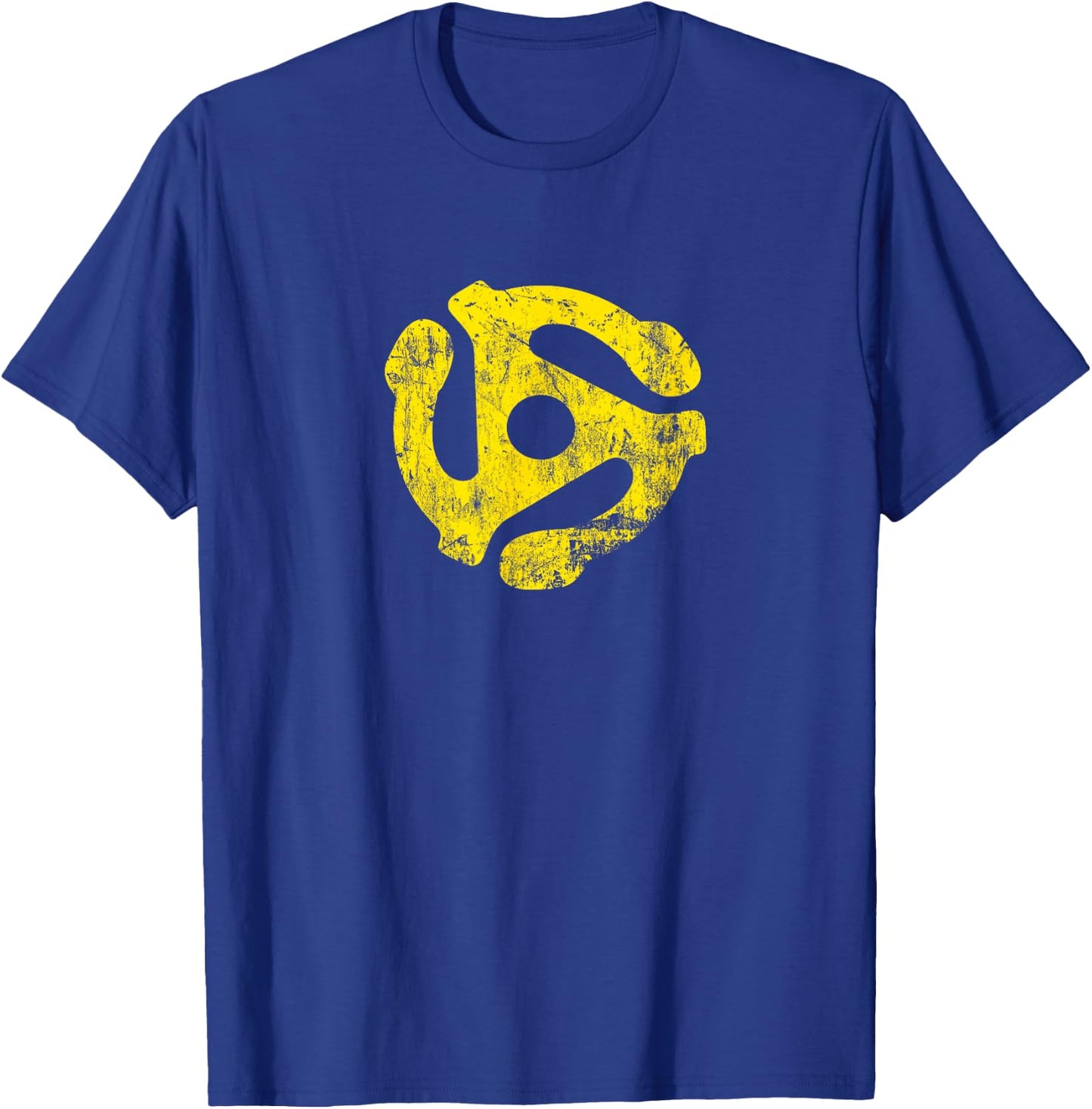 45 RPM Record Adapter T-Shirt - T-Shirt | Royal