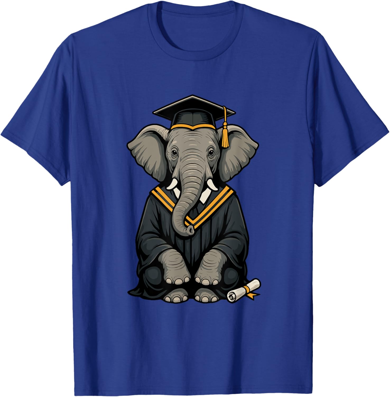 Cute Elephant Graduation Gift T-Shirt - T-Shirt | Royal