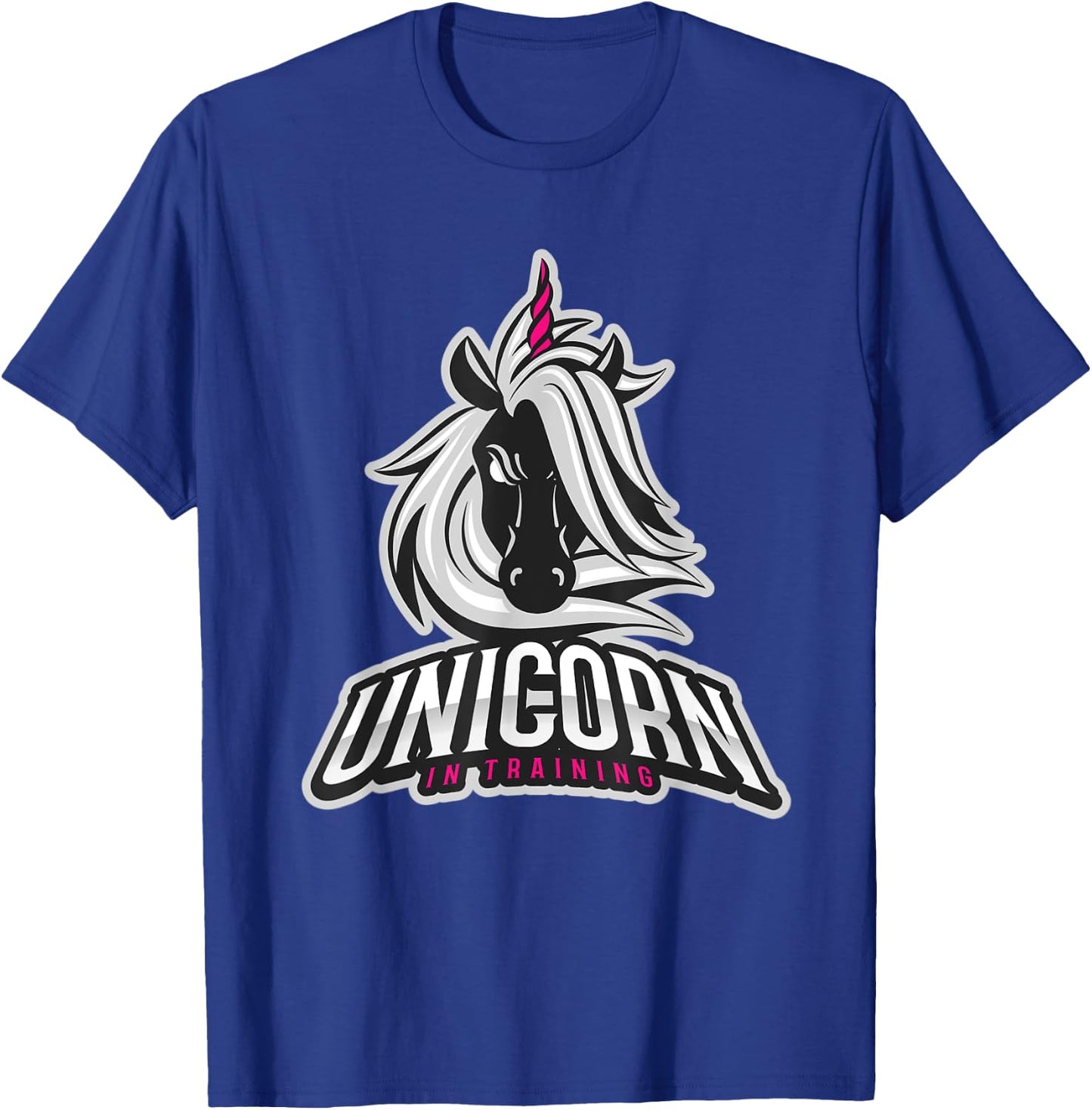 Unicorn In Training Gift Kids Men Women T-Shirt - T-Shirt | Royal