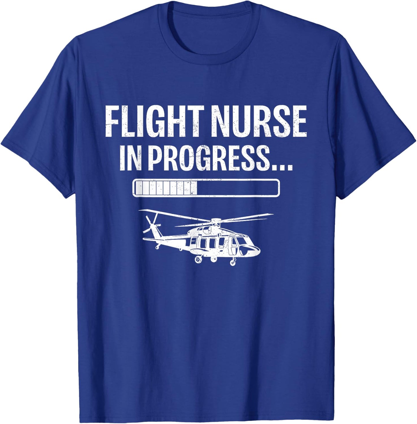 Flight Nursing School Student Future Flight Nurse - -Adults - Black - Small - Short Sleeve T-Shirt - T-Shirt | Royal