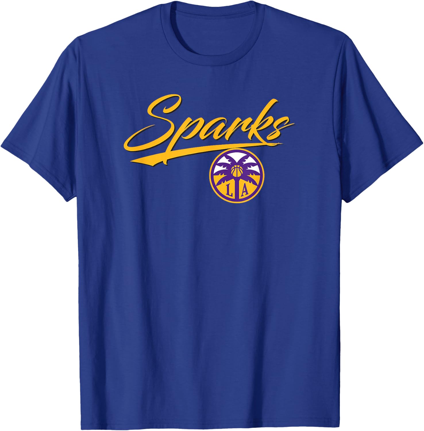 WNBA Los Angeles Sparks Officially Licensed T-Shirt - T-Shirt | Royal
