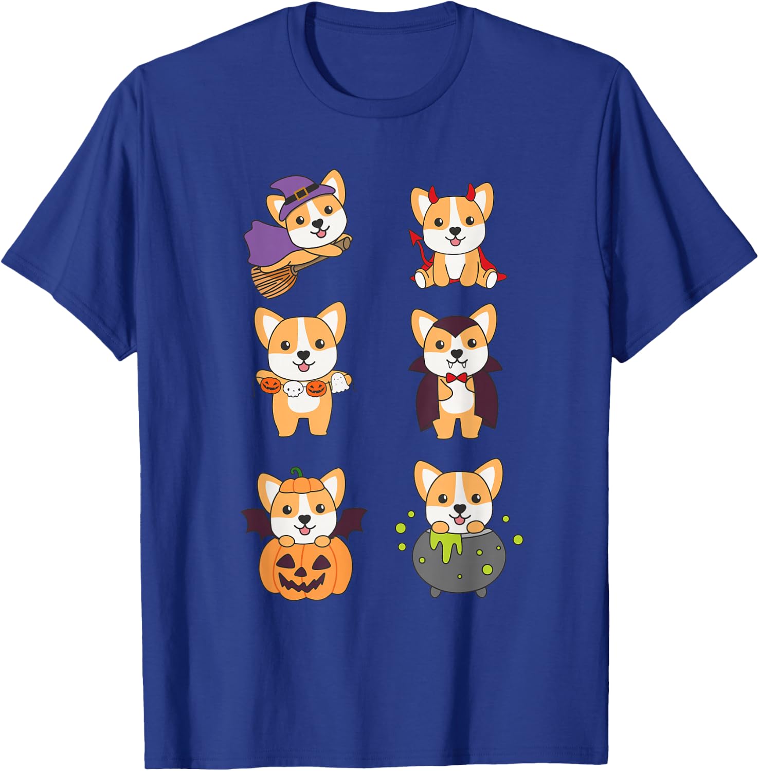 Corgi Halloween Costume Dogs Halloween T-Shirt - T-Shirt | Royal