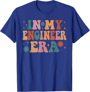 In My Engineer Era Funny Women Christmas Presents T-Shirt - T-Shirt | Royal