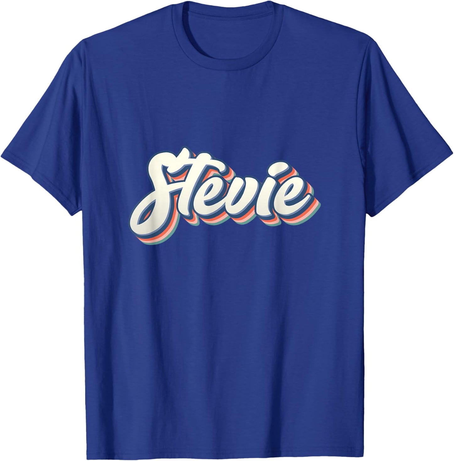 Stevie Youth Women Vintage Men First Name Stevie T-Shirt - T-Shirt | Royal