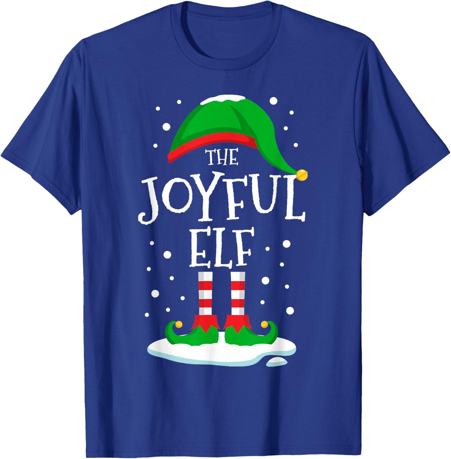 The Joyful Elf Christmas Family Matching Xmas Group Funny T-Shirt - T-Shirt | Royal