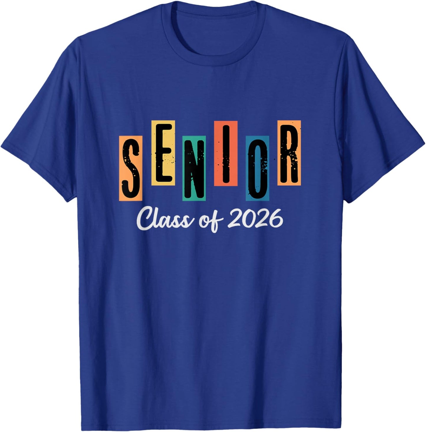 Senior Class of 2026 Women Men Graduation Class of 2026 T-Shirt - T-Shirt | Royal