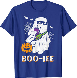 Halloween Boo Jee Ghost Boujee Bougie Costume Women Kids Men T-Shirt - T-Shirt | Royal