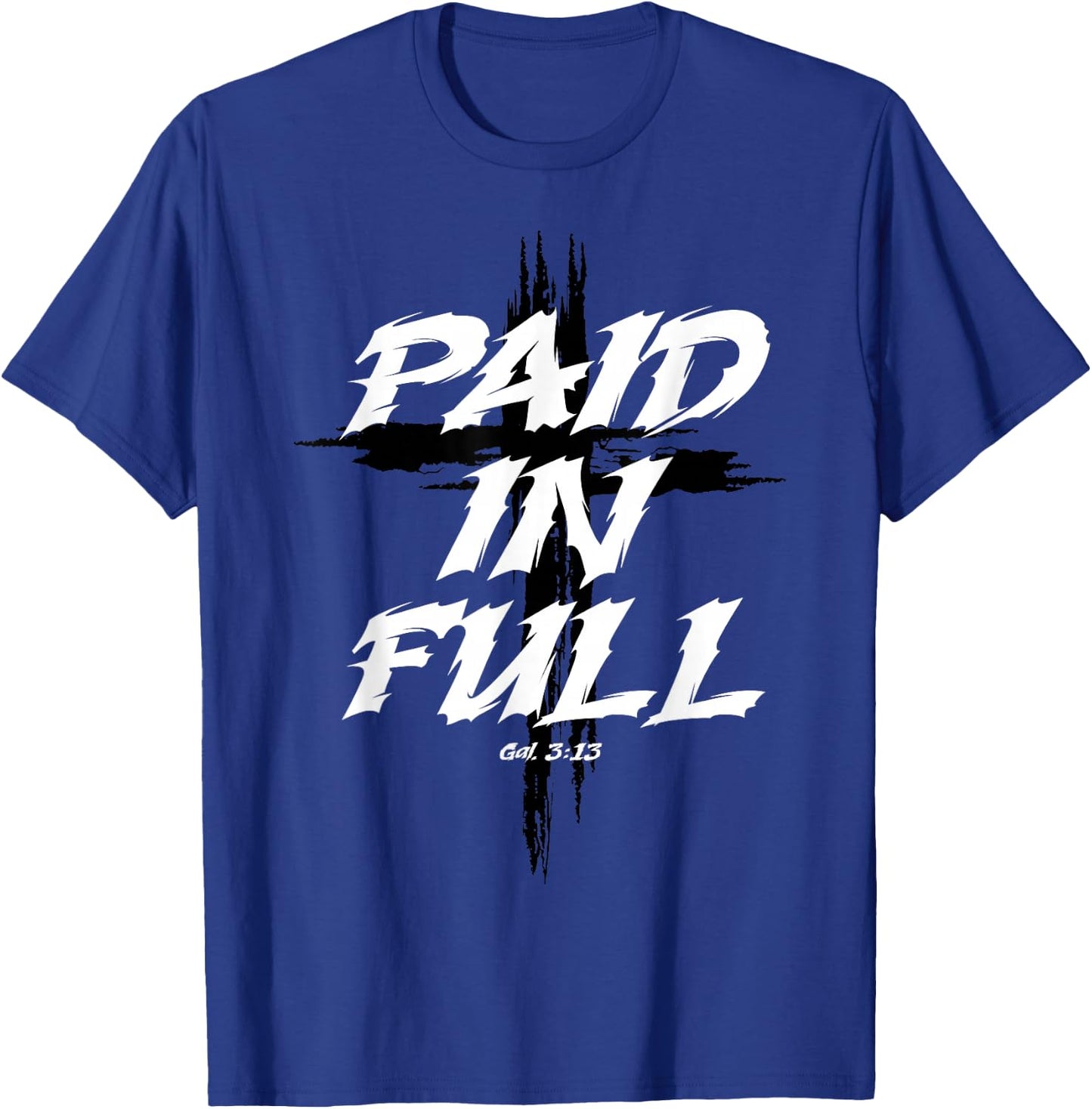 Paid In Full Cross T-Shirt - T-Shirt | Royal