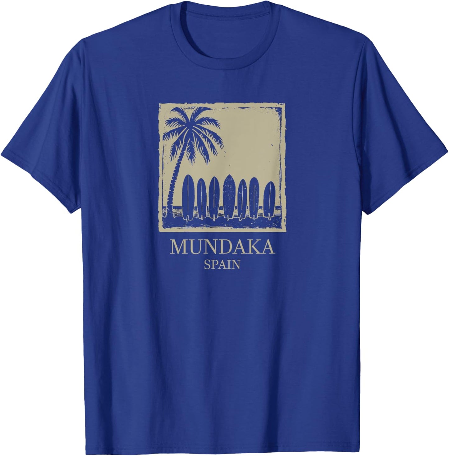 Surfing Surfboard MUNDAKA T-Shirt - T-Shirt | Royal