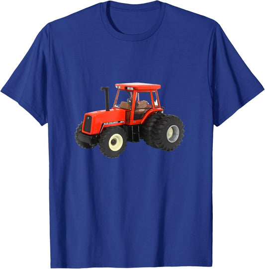 Alis Chalmers 8070 Tractor Vintage Farming Enthusiast T-Shirt - T-Shirt | Royal