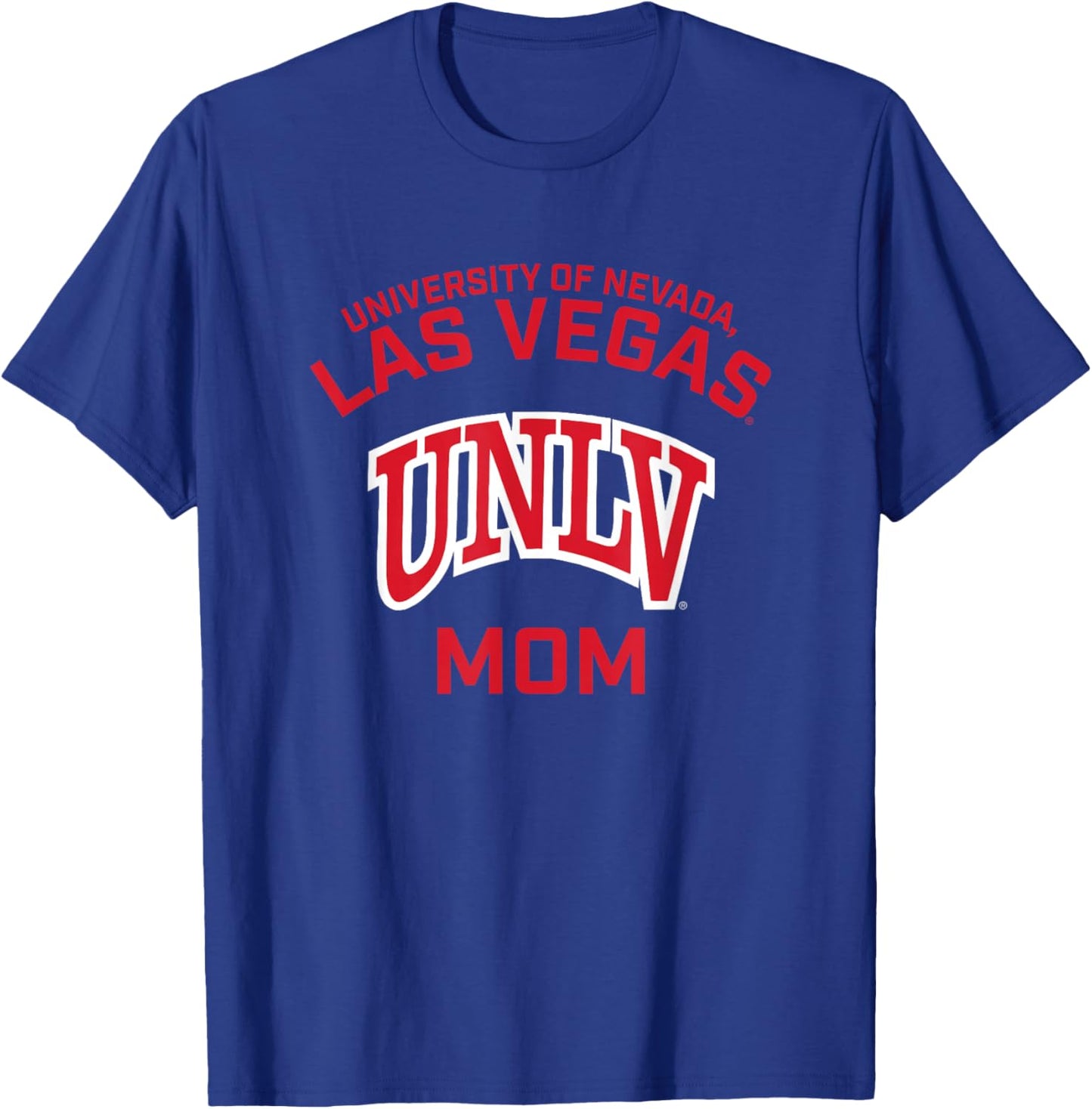 Nevada Las Vegas UNLV Rebels Arched Mom T-Shirt - T-Shirt | Royal