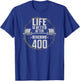 Funny 400 Pound Bench Press Gym - Better After Benching 400 T-Shirt - T-Shirt | Royal