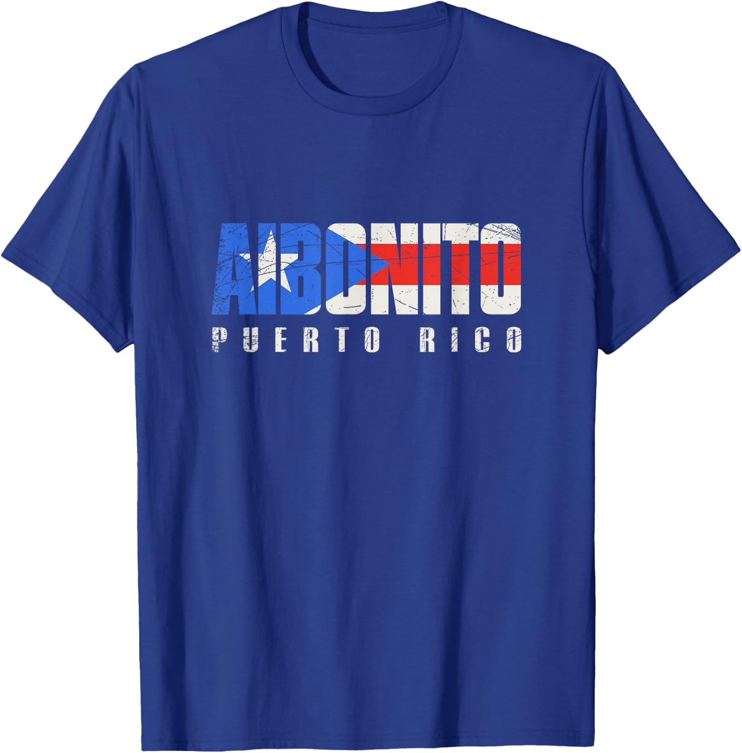 Aibonito Puerto Rico, Puerto Rican flag T-Shirt - T-Shirt | Royal