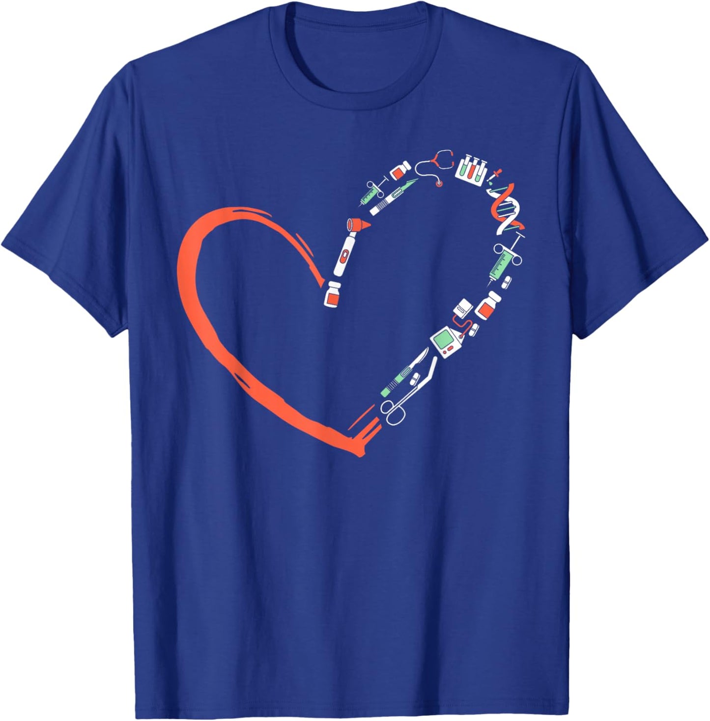 Doctor Heart Medical School Students T-Shirt - T-Shirt | Royal