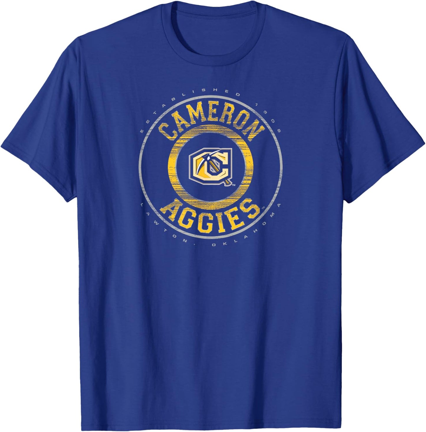 Cameron Aggies Vintage Showtime Black Officially Licensed T-Shirt - T-Shirt | Royal