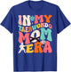 Martial Arts Kickboxing Mom Sparring in My Taekwondo Mom Era T-Shirt - T-Shirt | Royal