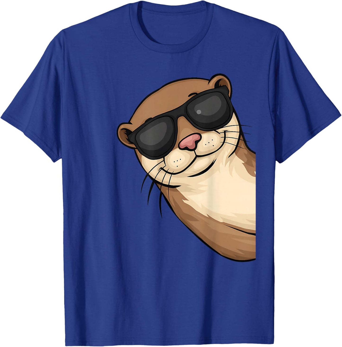 Funny Otter Lover Gifts Women Kid Teen T-Shirt - T-Shirt | Royal