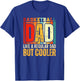 Basketball Dad Funny Fathers Day Joke Dad Life T-Shirt - T-Shirt | Royal