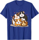 Giggling Guinea Pig Family Portrait T-Shirt - T-Shirt | Royal