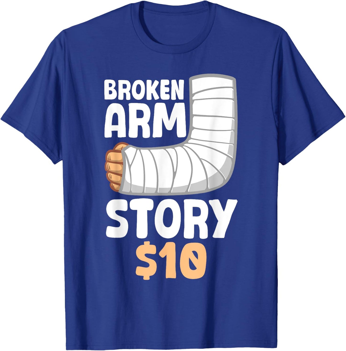 Cool Broken Arm Design Women Kids Elbow Broken Arm T-Shirt - T-Shirt | Royal