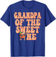Grandpa of The Sweet One Peach 1st Birthday on Peach T-Shirt - T-Shirt | Royal