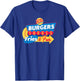 Johnny Rockets Direction Sign Fast Food T-Shirt - T-Shirt | Royal