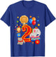 Circus Birthday 2nd Birthday Carnival 2 Years Old T-Shirt - T-Shirt | Royal