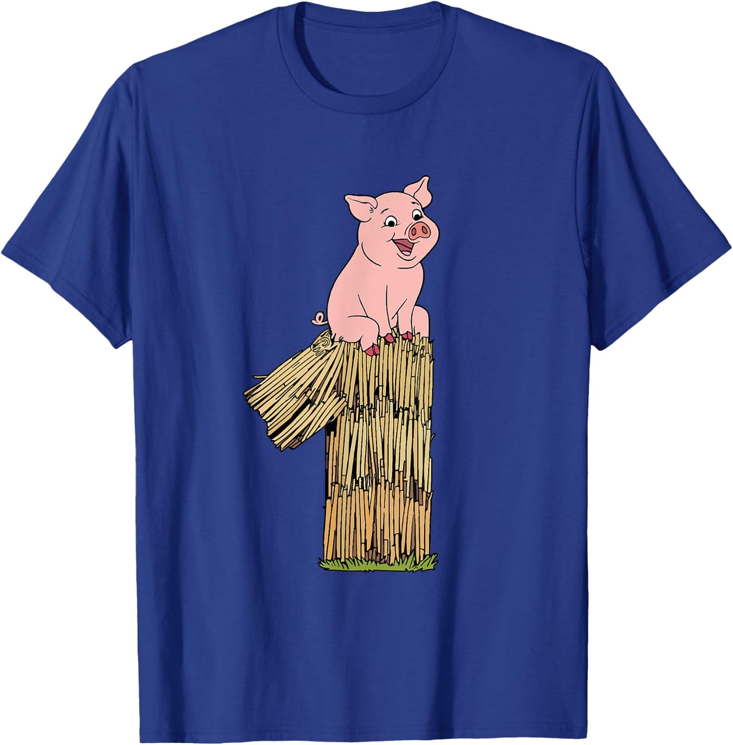Three Little Pigs Pig 1 Halloween Costume Kids Adults T-Shirt - T-Shirt | Royal