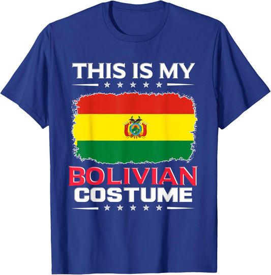 This Is My Bolivian Costume Bolivia T-Shirt - T-Shirt | Royal