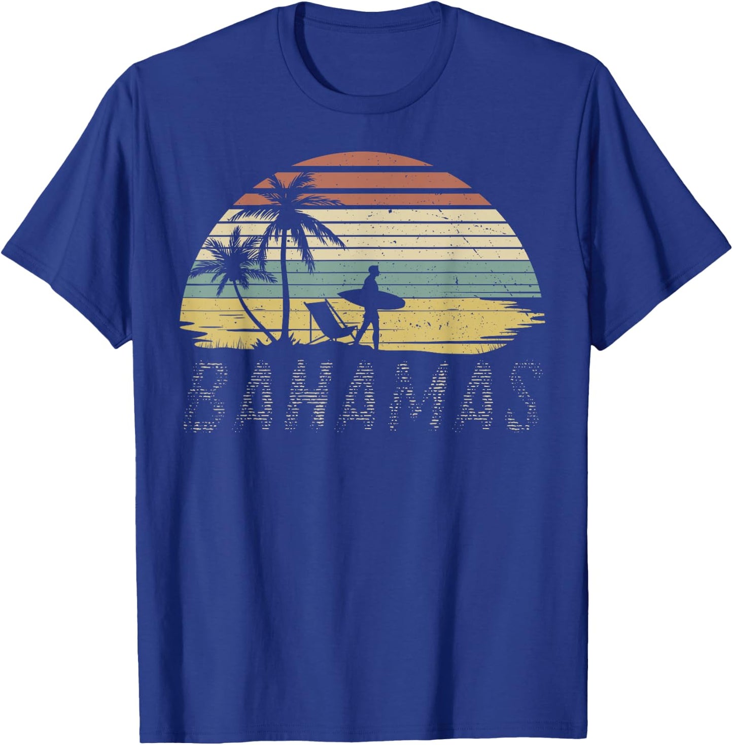 Proud Bahamas Bahamians Flag Gift Design Idea Nassau design T-Shirt - T-Shirt | Royal