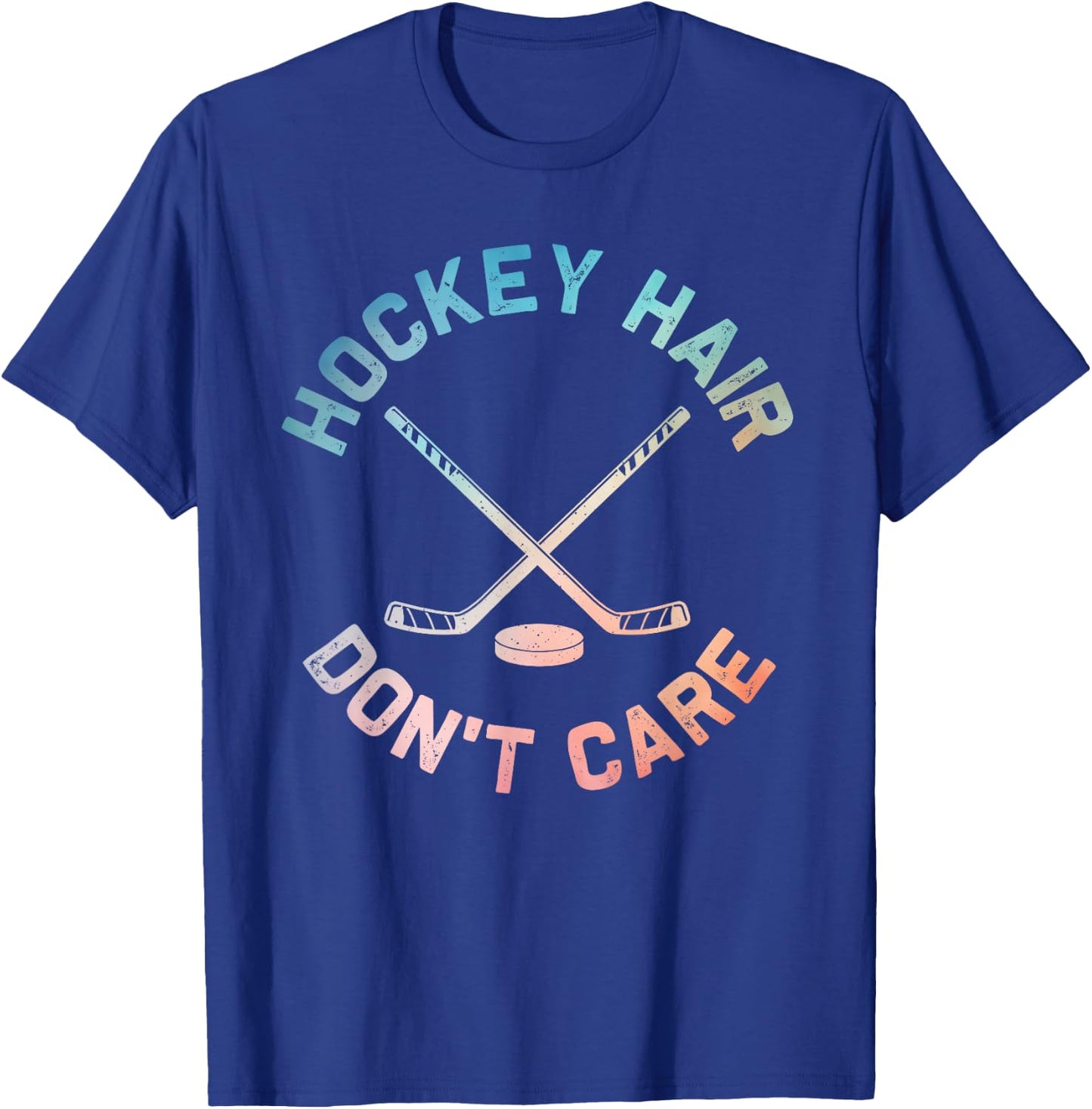 Best Ice Hockey Design Women Skate Ice Hockey Player T-Shirt - T-Shirt | Royal
