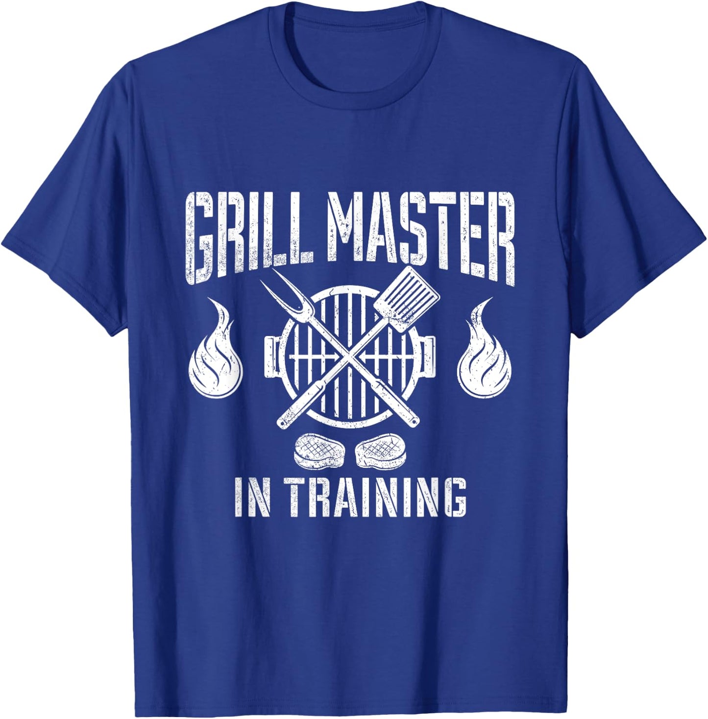 Grill Master In Training Funny BBQ Lover Grilling Barbecue T-Shirt - T-Shirt | Royal