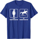 My Granddaughter Horse Show Grandma Equestrian Grandmother T-Shirt - T-Shirt | Royal