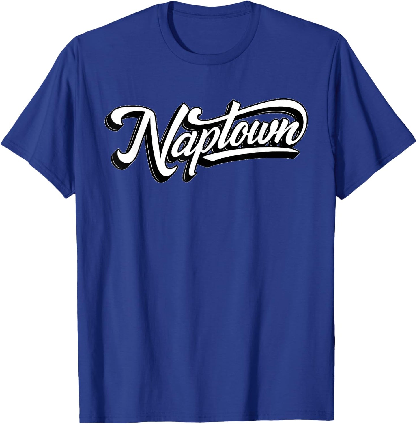 SoIndy's "Naptown" Script Font Indianapolis T-Shirt - T-Shirt | Royal
